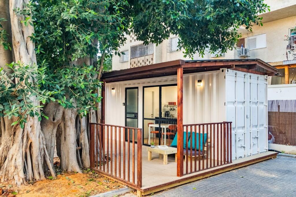 Ferienwohnung The Container House Ra'anana Exterior foto